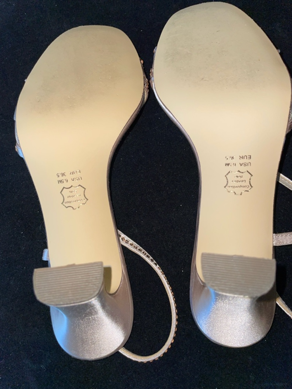 ❤️ PROM Women’s NWOT NINA ABBI Slingback Sandal Shoes by Nina New York 6 1/2 M - Picture 5 of 13